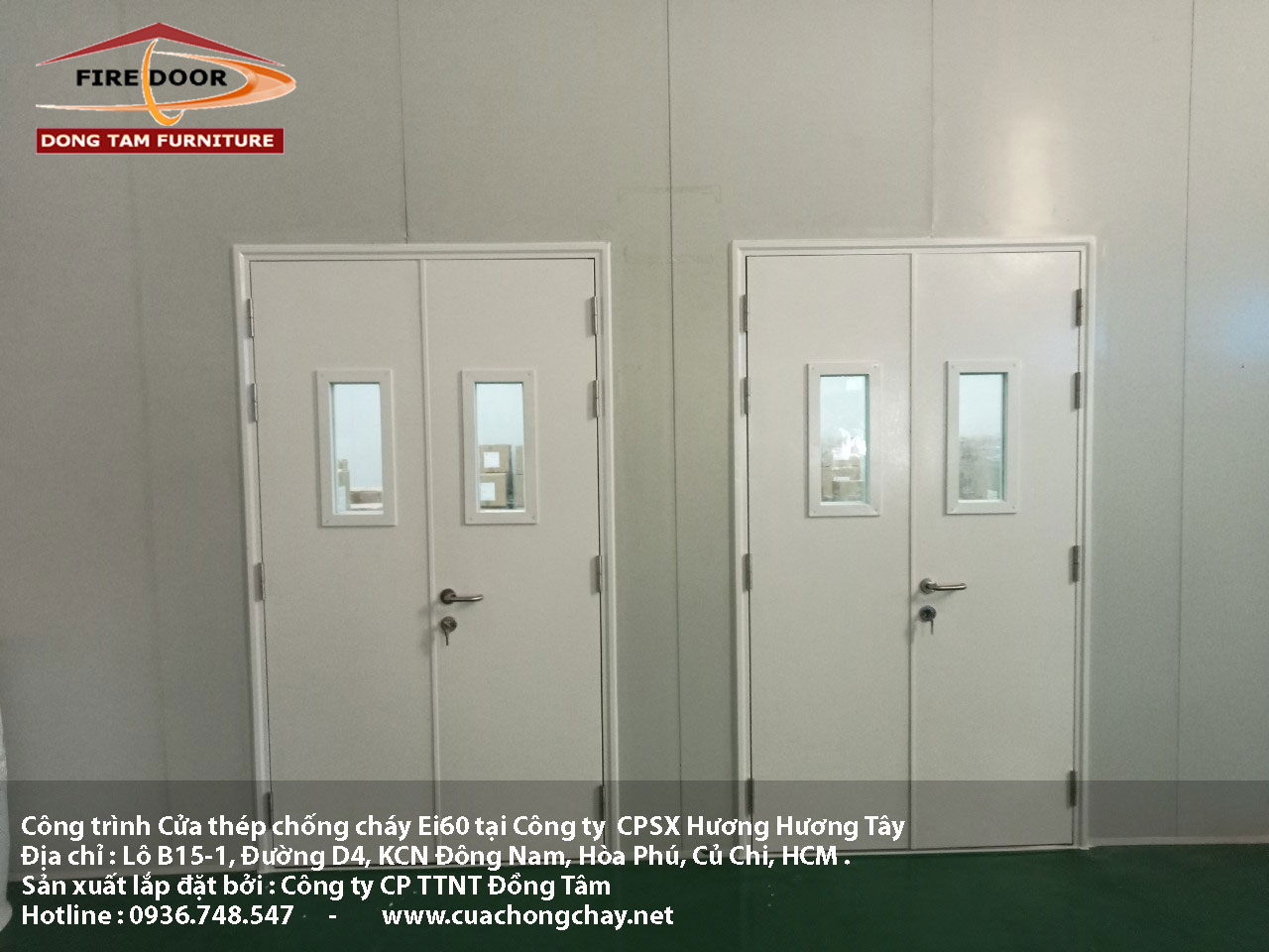 cửa thép chống cháy Ei60