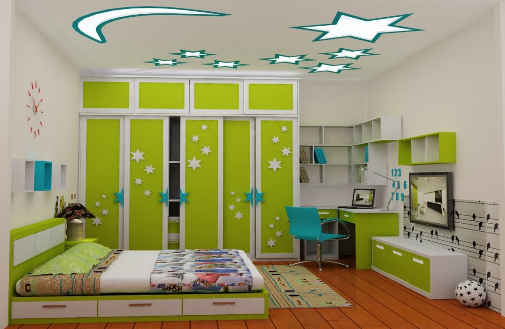 Thiết kế phòng ngủ trẻ em mang đậm phong cách và cá tính của mỗi giới