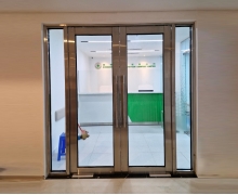 Cửa kính chống cháy khung inox